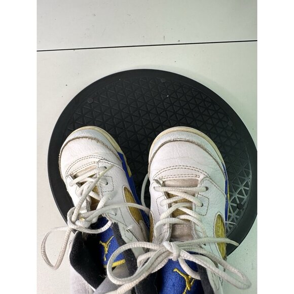 Nike Boys Air Jordan 5 440890-189 White Basketball Shoes Sneakers Sz 7c - Picture 6 of 9